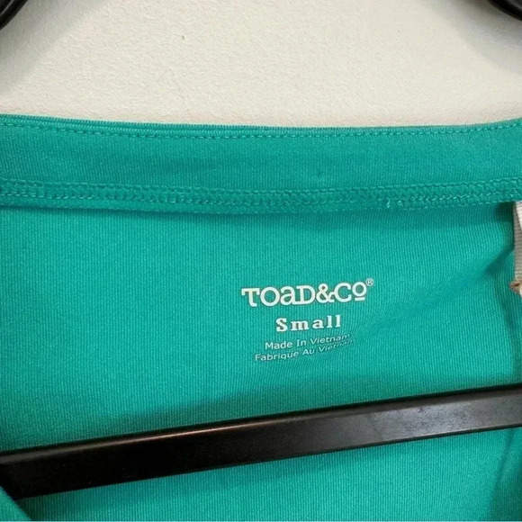 toad & co. w's tech tomboy dress-turquoise blue size S - Picture 2 of 10
